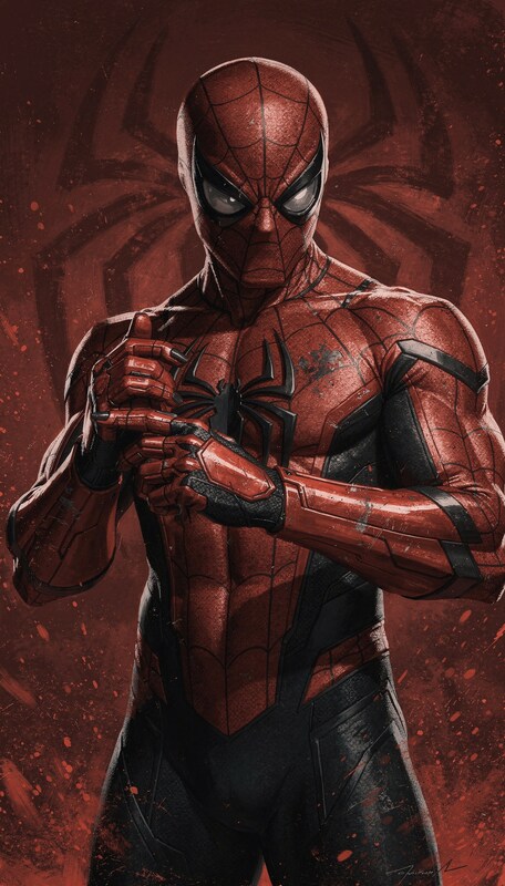 cinematic spider man wallpaper — Portrait AI image prompt